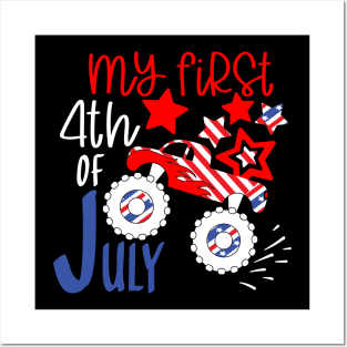 My first 4th of july..independence day gift for kids Posters and Art